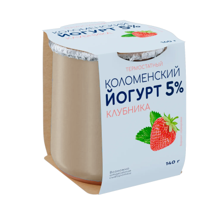 Йогурт «Коломенский» с мдж 5% «Клубника»