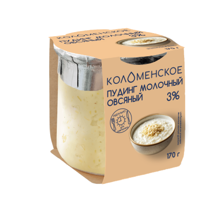 Продукт молочный составной. Пудинг овсяный «Коломенское» с массовой долей жира 3,0 %