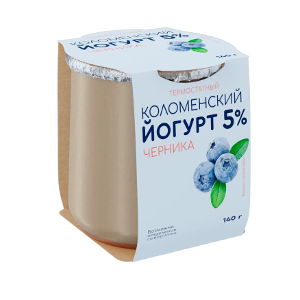 Йогурт «Коломенский» с мдж 5% «Черника»