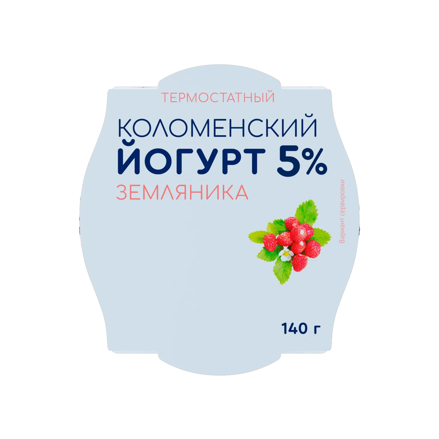 Йогурт «Коломенский» с мдж 5% «Земляника»