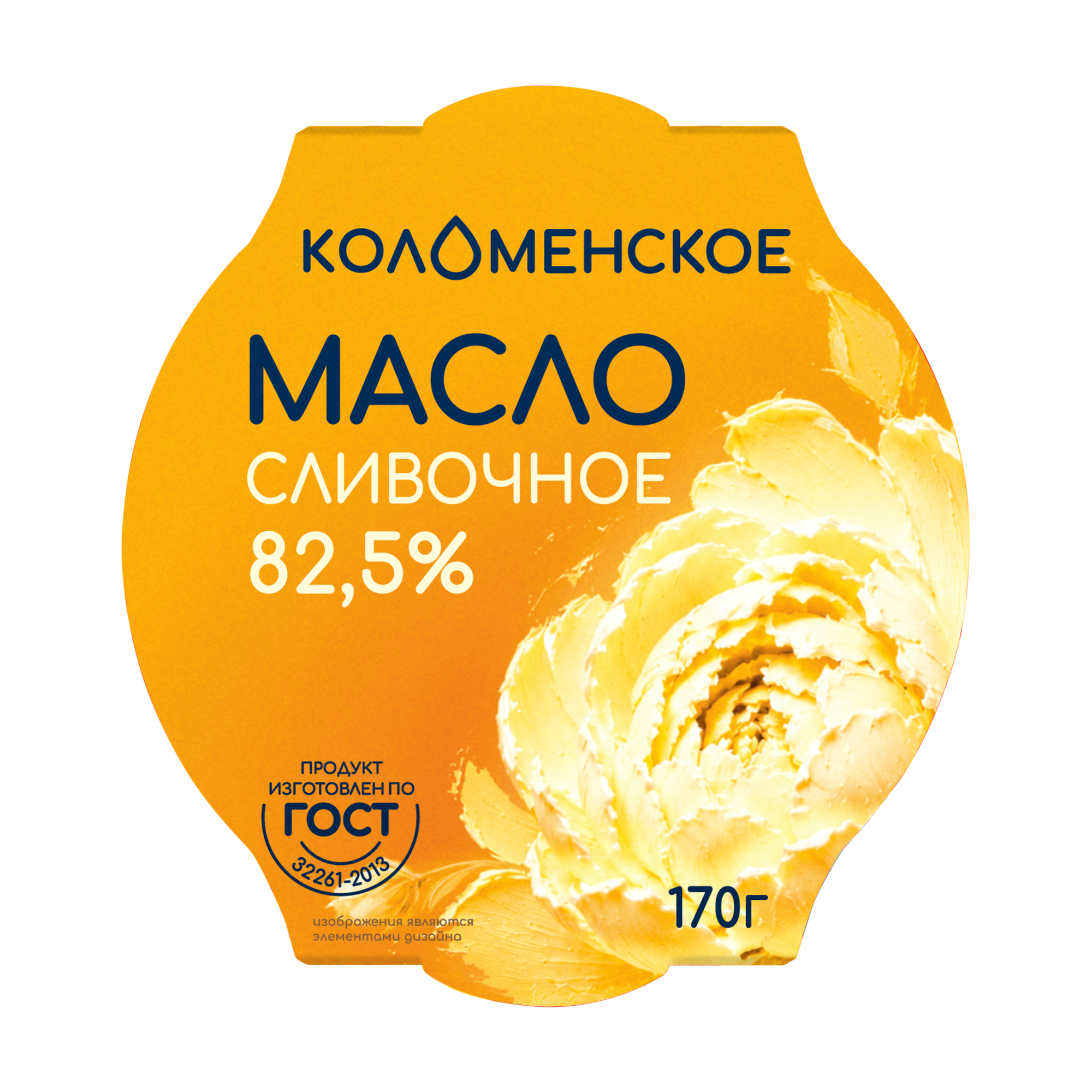Масло "Коломенское" сливочное мдж 82,5%