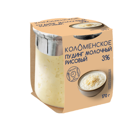 Продукт молочный составной. Пудинг рисовый «Коломенское» с массовой долей жира 3,0 %