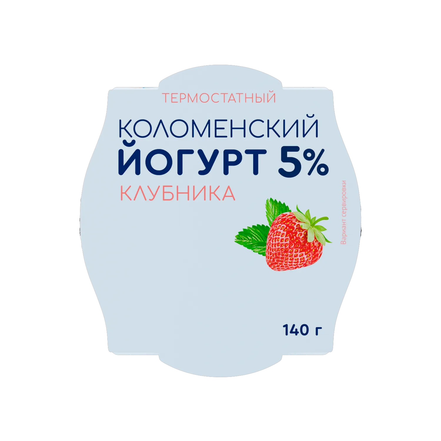 Йогурт «Коломенский» с мдж 5% «Клубника»