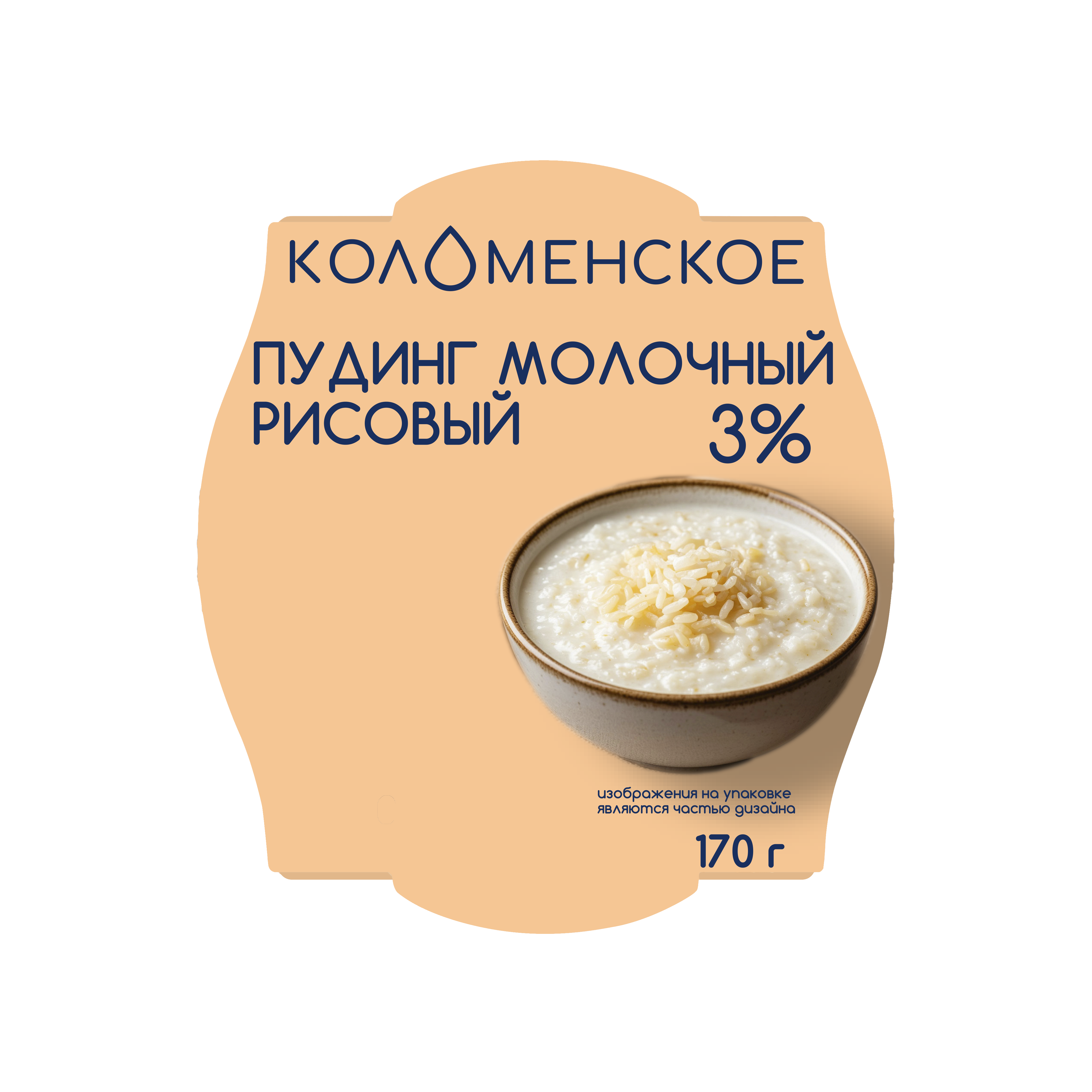 Продукт молочный составной. Пудинг рисовый «Коломенское» с массовой долей жира 3,0 %