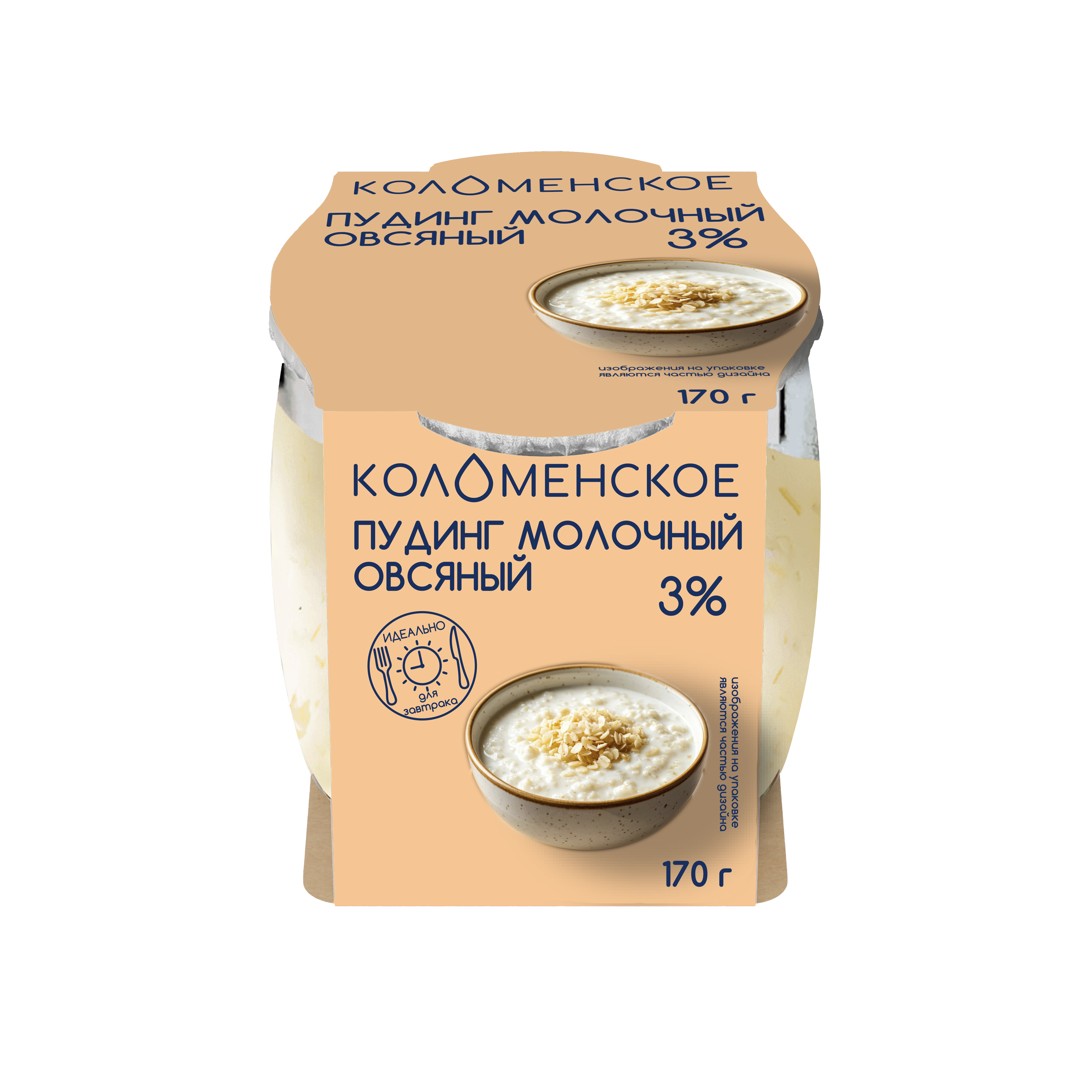 Продукт молочный составной. Пудинг овсяный «Коломенское» с массовой долей жира 3,0 %