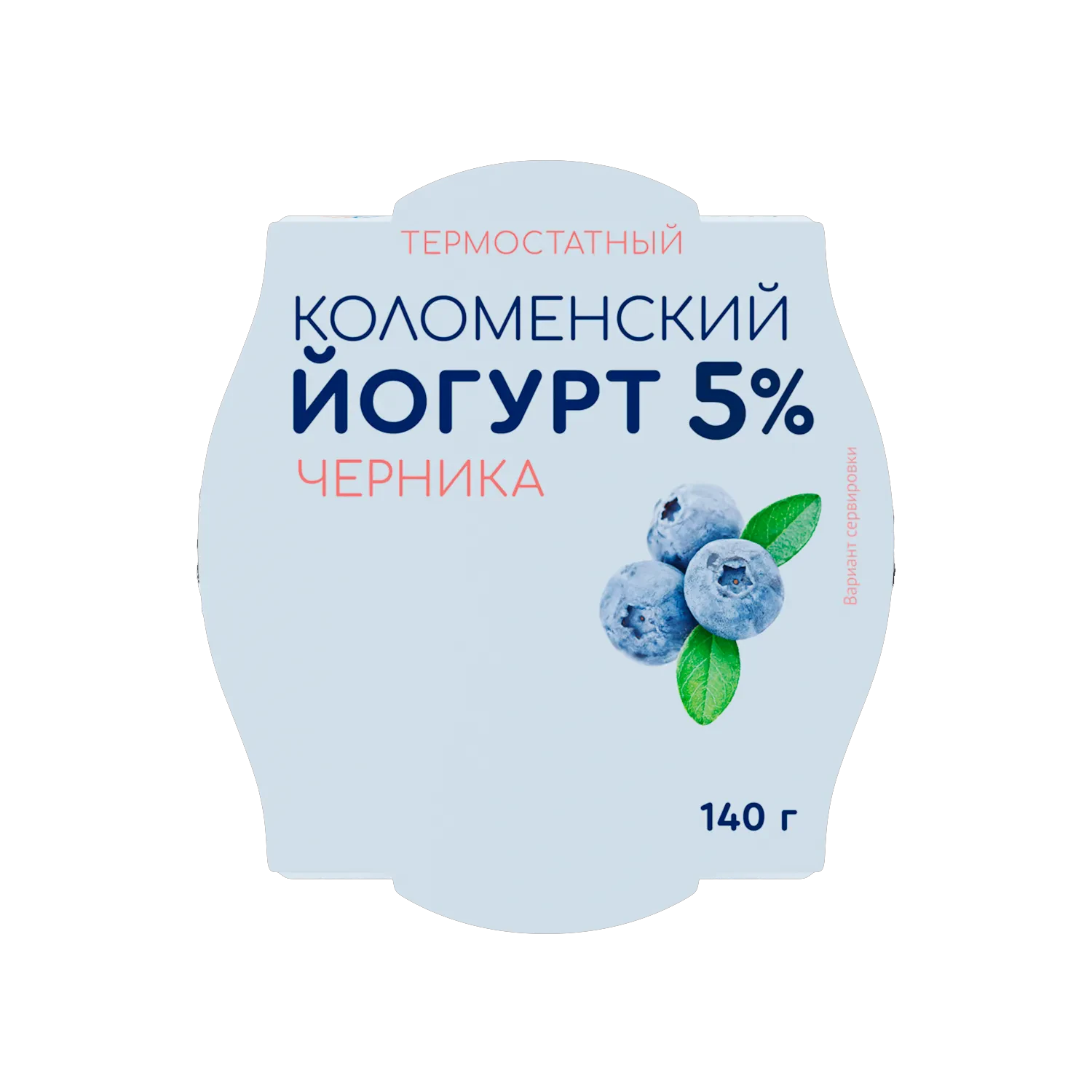 Йогурт «Коломенский» с мдж 5% «Черника»