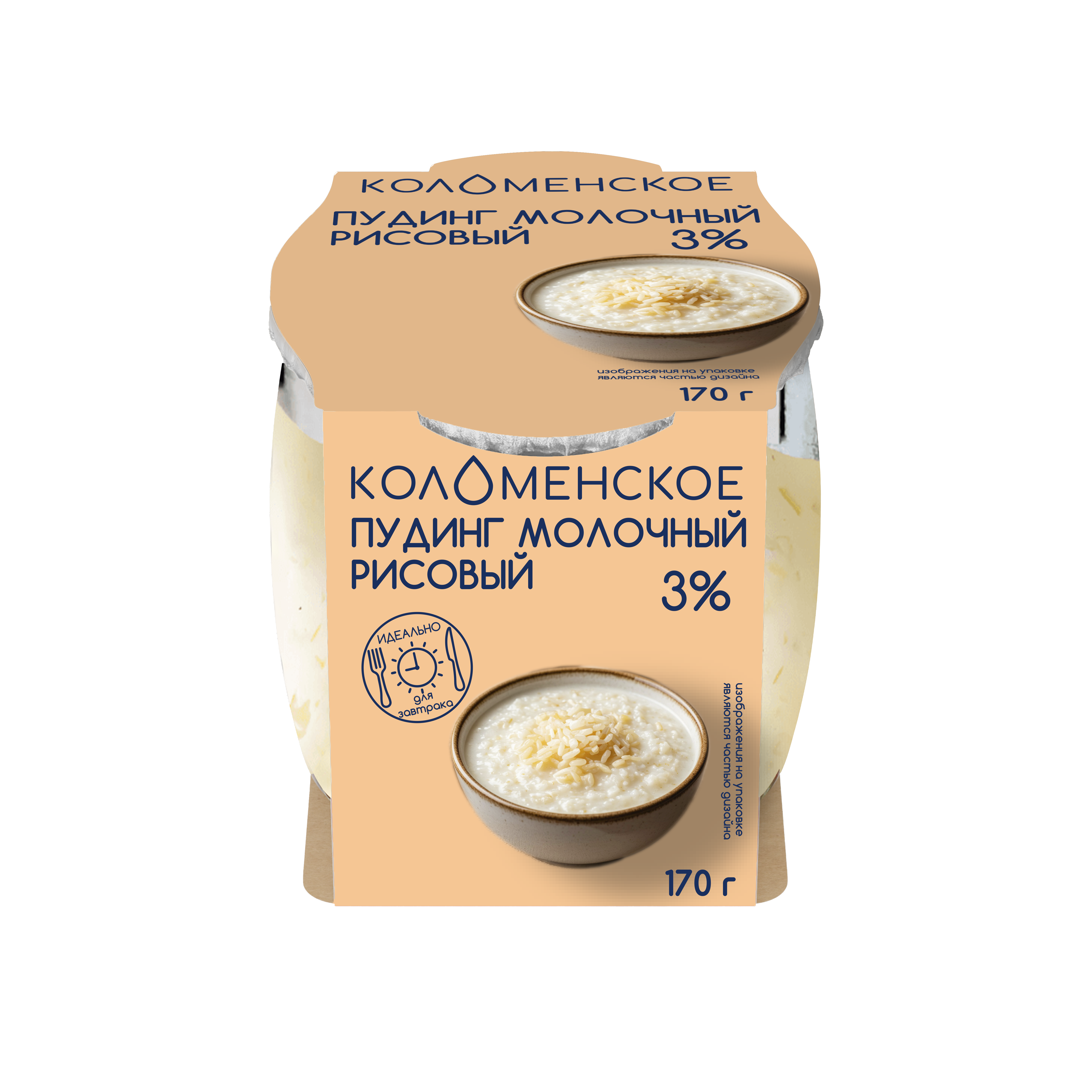 Продукт молочный составной. Пудинг рисовый «Коломенское» с массовой долей жира 3,0 %